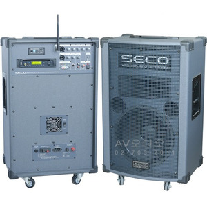 세코 SECO DWA-900CD/DVD 충전식/휴대용앰프/무선마이크/야외용 
