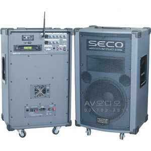 세코 SECO DWA-900CD/TUNER 충전식/휴대용앰프/무선마이크/야외용 